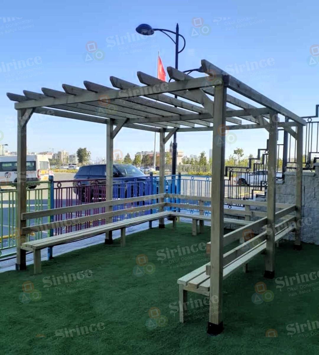 13-AHŞAP KAYAŞEHİR PERGOLA AHŞAP KAYAŞEHİR PERGOLA