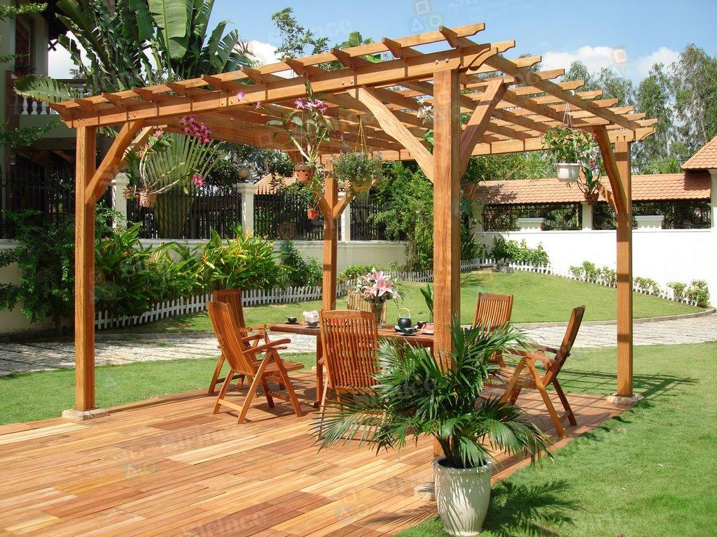 19 AHŞAP PERGOLA