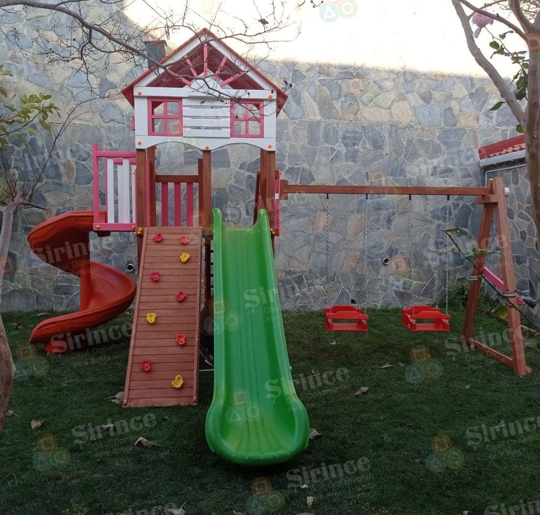 AHŞAP BODRUM OYUN EVLİ OYUN PARKI