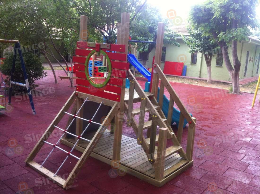 AHŞAP İZMİR ANAOKULU KAYDIRAK