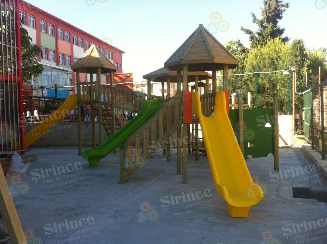 AHŞAP STİL ANAOKULU OYUN PARKI