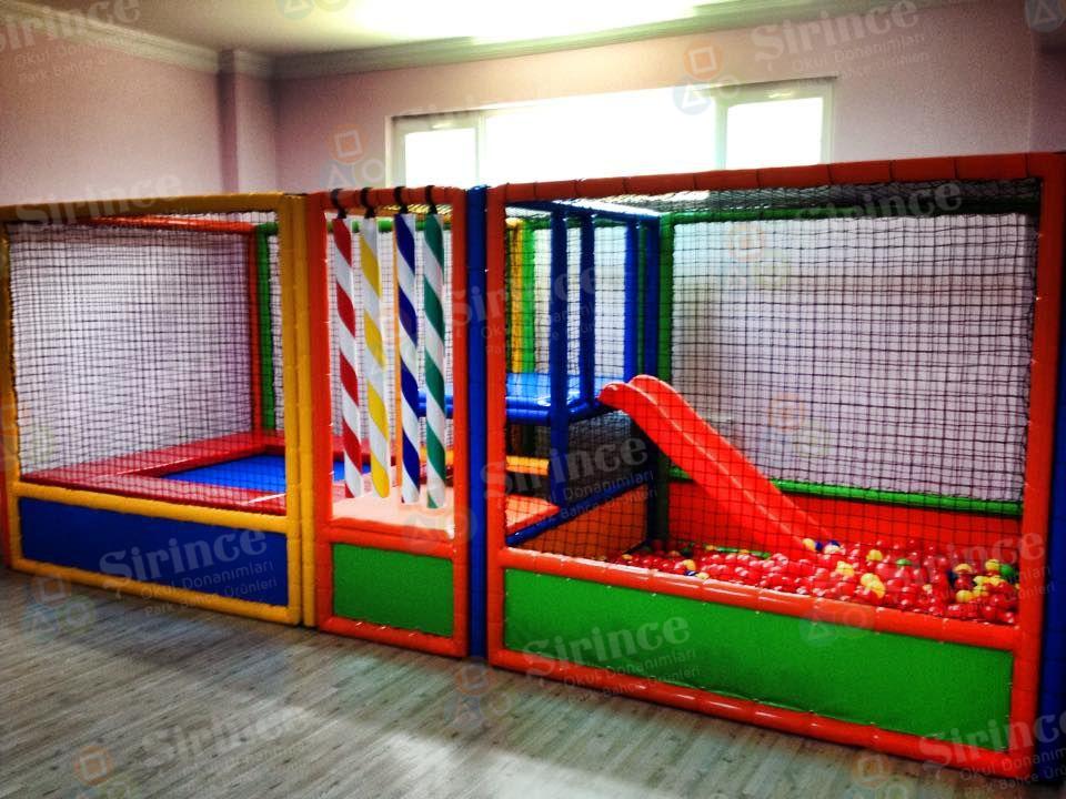 İDEAL RENKLİ FİLELİ TOP HAVUZU TRAMBOLİN