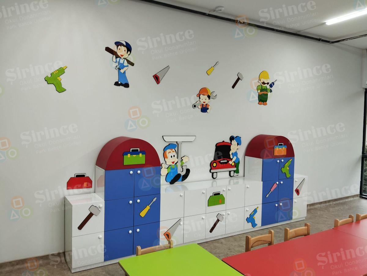 TAMİRCİ TEMALI ANAOKULU DOLAP GRUBU